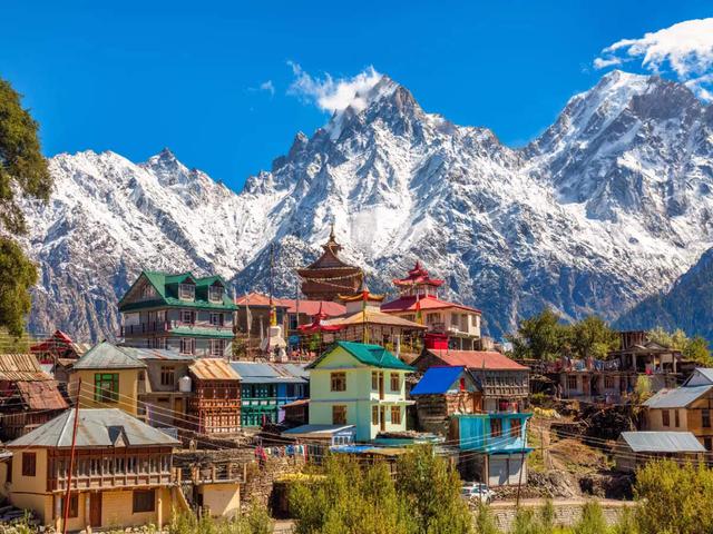 Visit kalpa view point and sunset view of Kinnaur Kailash